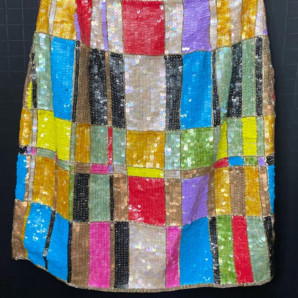 Sandy Starkman size 8 sequin skirt